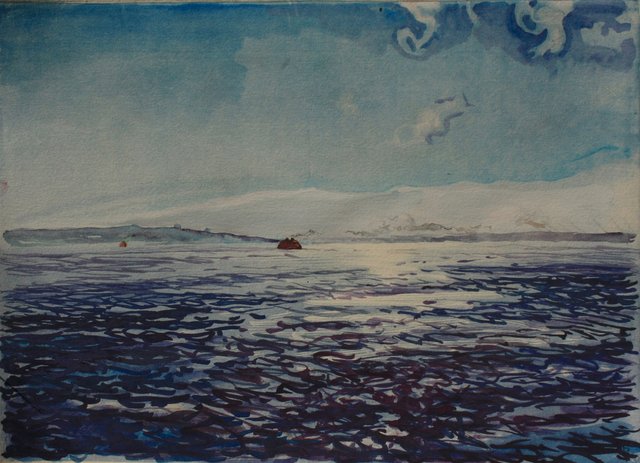 July Harbor 10 x 13"