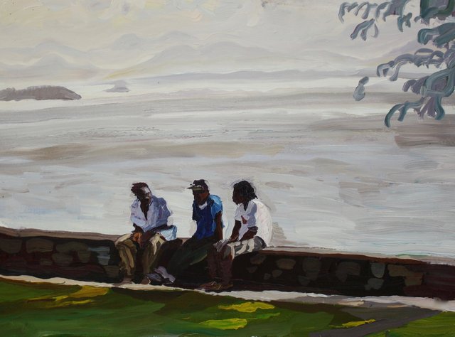 Conversation 22 x 28"