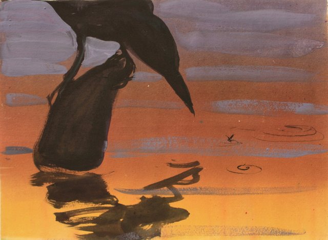 Nigth Heron- Brooklyn 10 x 13"