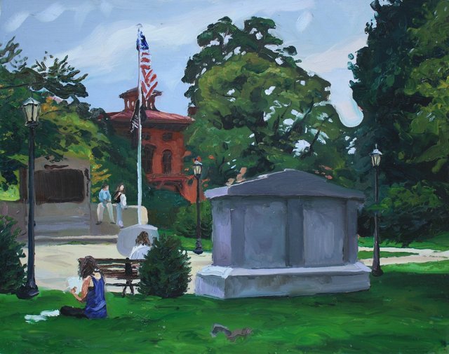 DeWitt Park, Ithaca 26 x 32"
