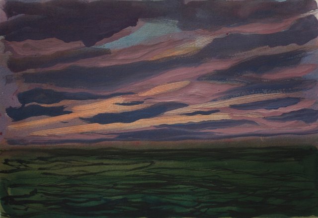 Ocean Sunset- Ireland   10 x 13"