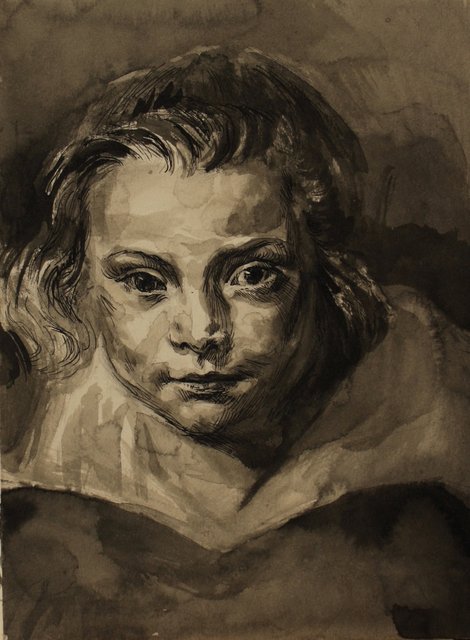 Clara Serena- From Rubens  16 x 12"