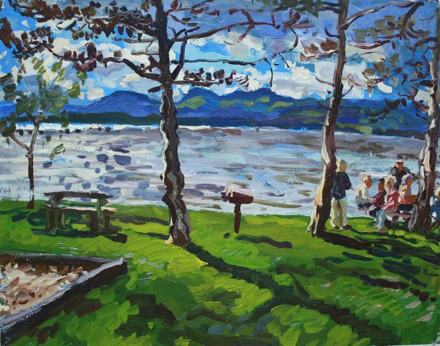 Picnic 22 x 28"