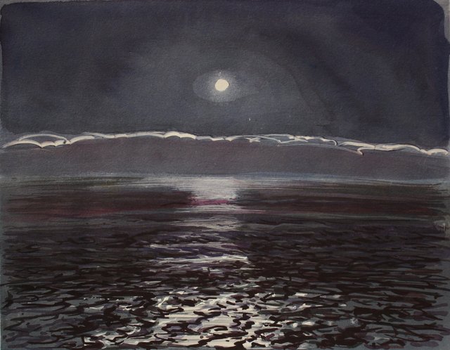 Ocean Moonlight- Ireland 10 x 13"