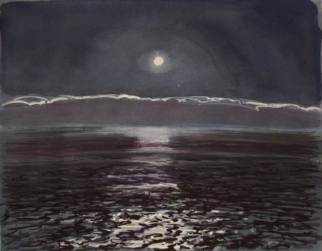Ocean Moonlight- Ireland   10 x 13"