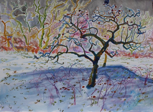 Apple Tree, 22 x 30"
