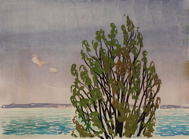 Overegrown Pier 10 x 13"