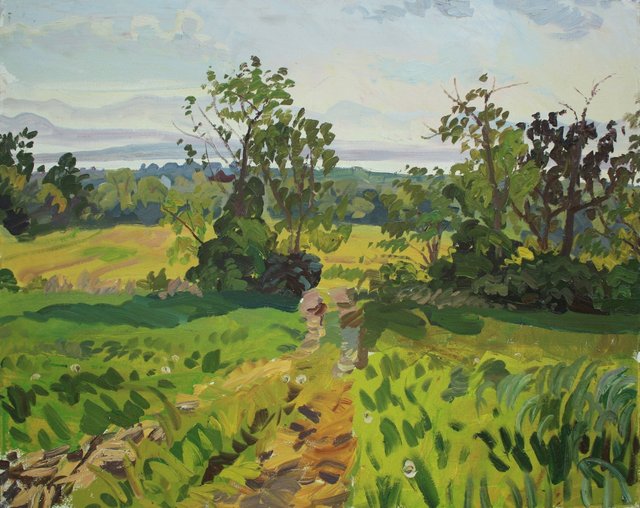 Lake Champlain Evening 24 x 30"