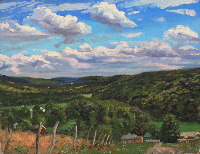 Speedsville, NY 20 x 24"