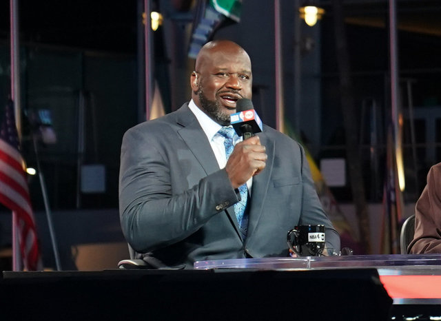 Shaquille Oneille NBA Opening Night