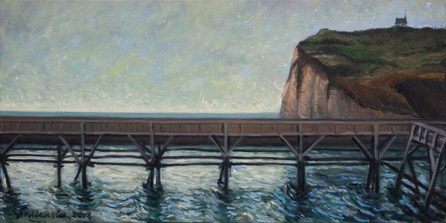 Fecamp 4 olej płótno 80x40
