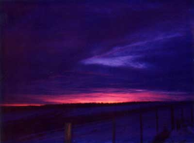 Violet Sunrise 3 by Alison Gracie