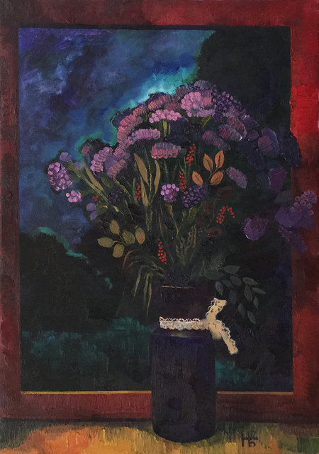 Pełnia 50x70 olej płótno 2017
