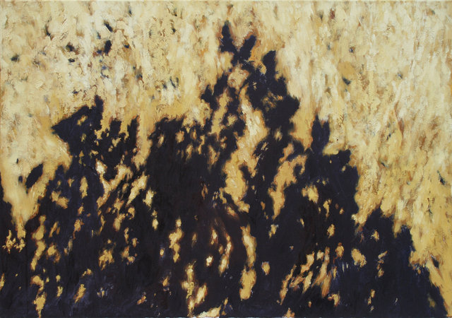 Cienie na ścieżce 70x100 olej płótno 2012