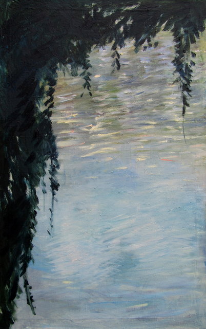 Odbicie II 110x70 olej płotno 2019