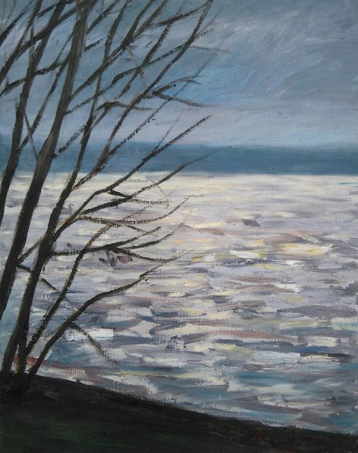 J. Pluszne 80x65 olej płótno 2016