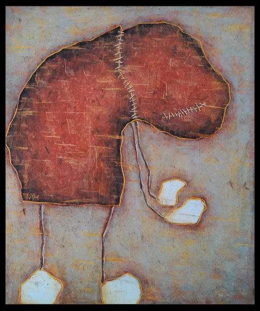 Niecud 70x84 pastele olejne papier