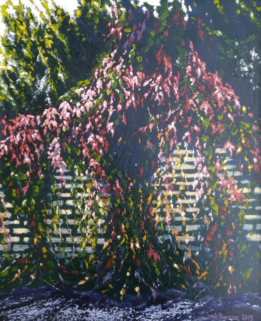 Dziura w świetle 61x50 olej płótno 2019