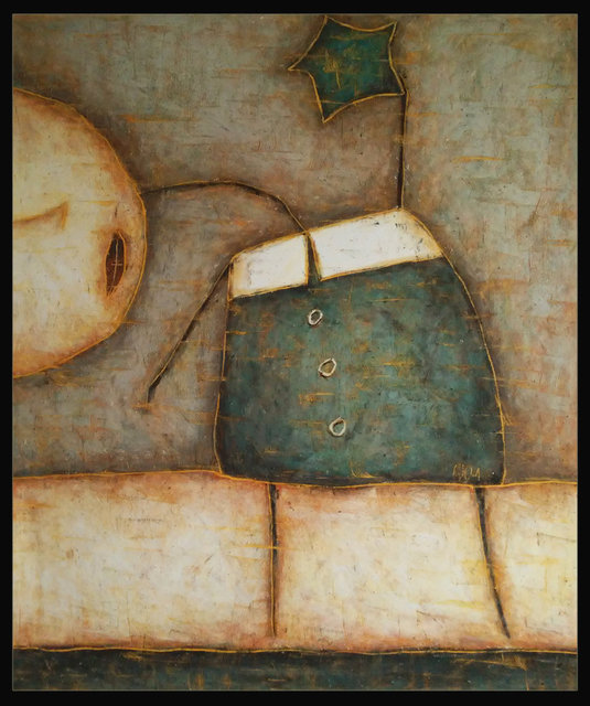 Moja gwiazdeczka 70x84 pastele olejne papier