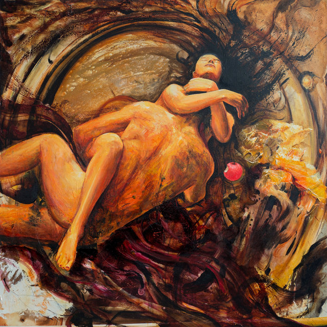 Namiętność 150x150 olej płótno 2016