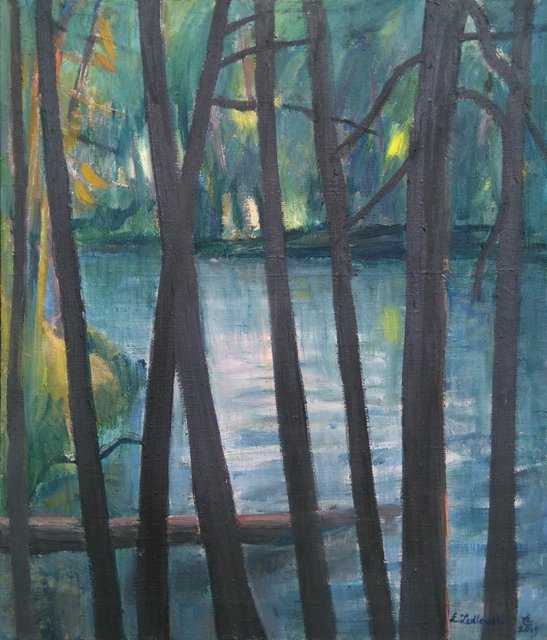 Łańsk 70x60 olej płótno 2015
