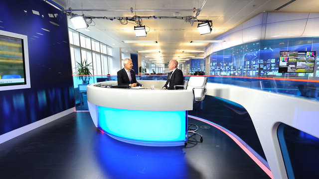 Sky Sports News Bulletin Studio