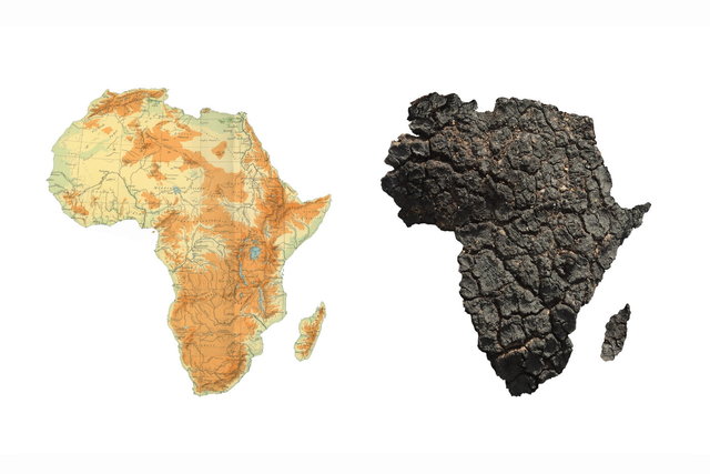 verbrand - land - afrika 2024