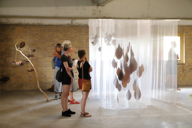 zwolle harculocentrale > ijsselbiënnale 2023 > installatie goud - visualsbynature