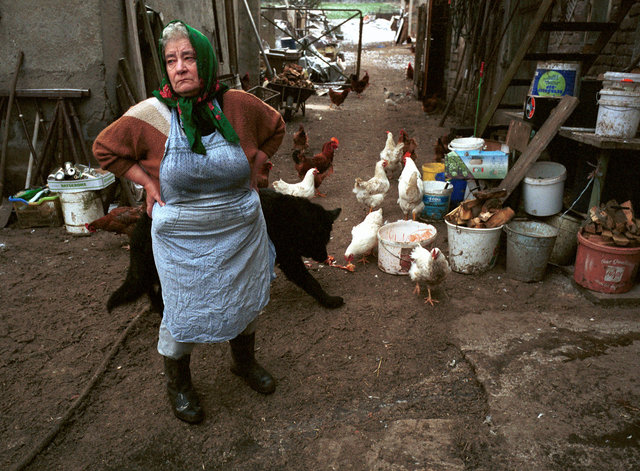 The farming couple Helmut and Hertha in Froeßnitz, Germany, live like they are in another time.