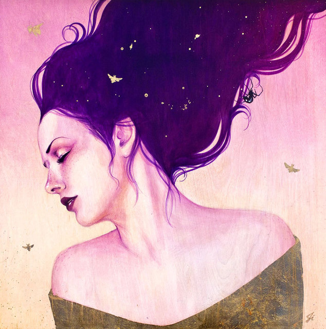 Honey and Nightshade 24"x24" / 2009