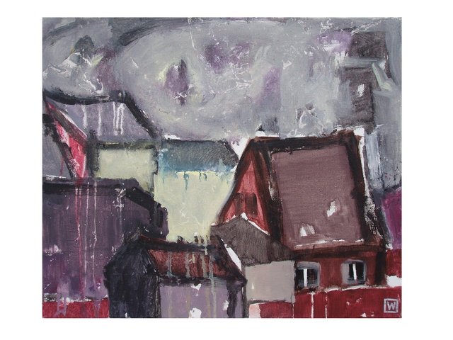 Burza 50x60 akryl płótno