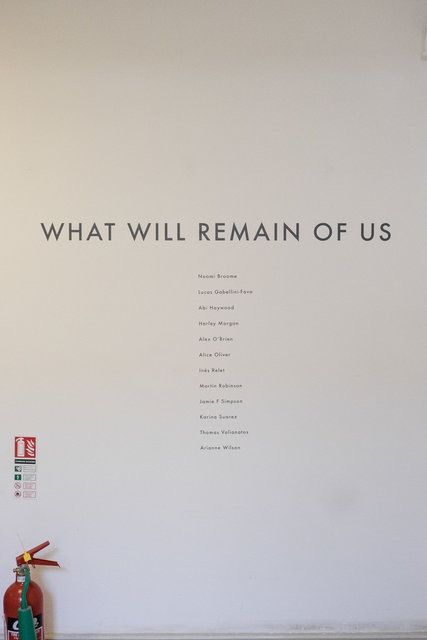 What will remain of us
