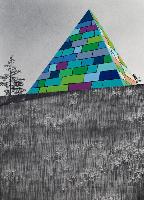 Judy, 2015, graphite and gouache on paper 12 ½ x 9"