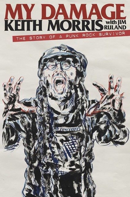 Keith Morris photo collabed with artist Raymond Pettibon