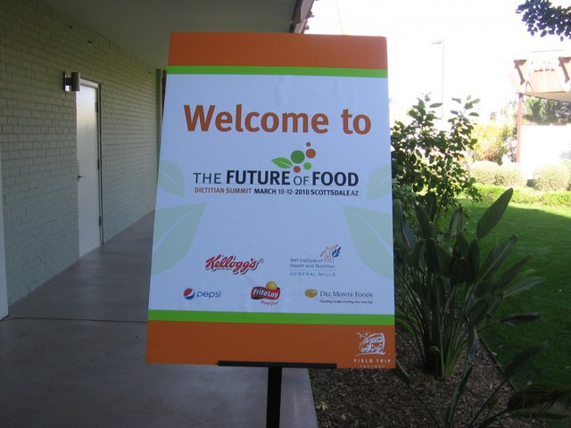 The Future of Food Dietician Summit Signage