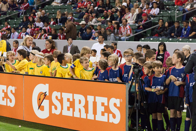 Brazil Stars vs FC Encino All Stars<br>6/16/2012 U8B Halftime Game<br>at Chivas vs Real Salt Lake