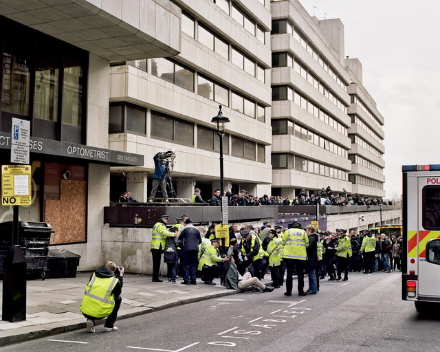 Exercise Forward Defensive, dis-used Aldwych underground station, 2012