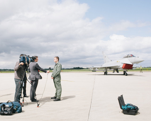 Typhoon jets at RAF Northolt, 2012