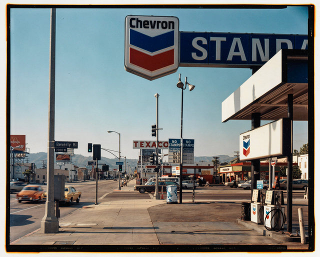 Stephen Shore (American, b. 1947) La Brea Avenue & Beverly Boulevard, Los Angeles, California 1975.jpg