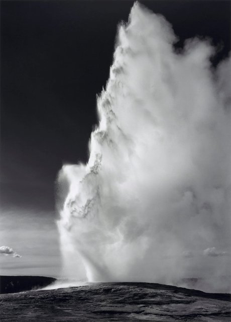 Old Faithful Geyser Yellow Stone National Park, Wyomig, 1942.jpg .jpg