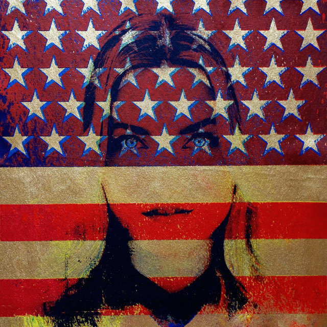 STARS AND STRIPES, self-portrait