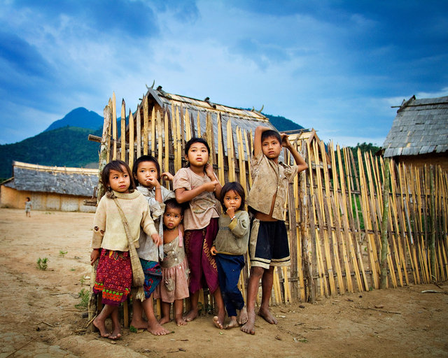 Laos Village Kids