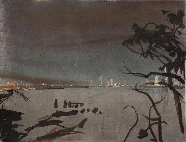 View of Jersey 22 x 29"