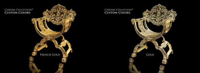 Lion Chair - French Gold & Gold