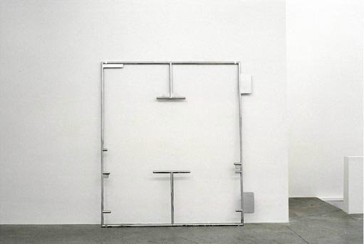 Chrome Leftover, 2006, 202 x 185 x 10 cm