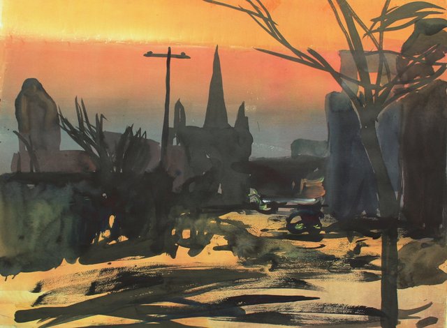 The Old Neighborhood 22 x 29"