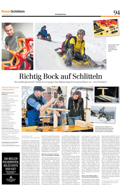 SonntagsZeitung, 4.12.2011