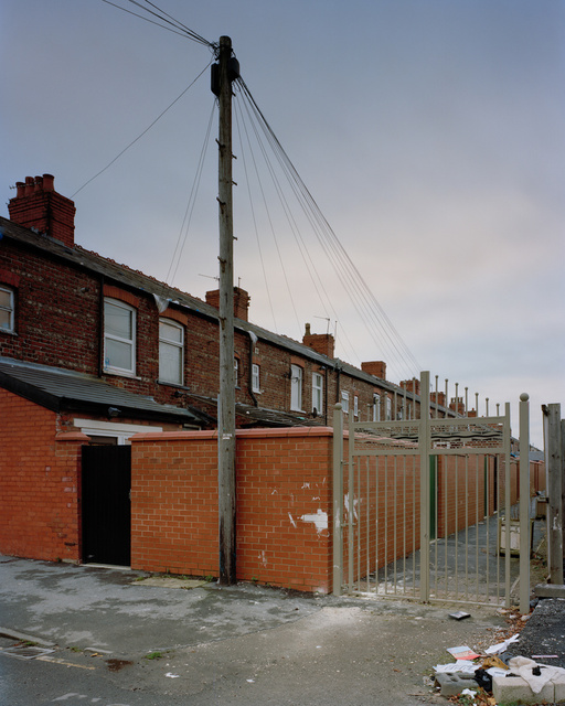 Gated alleys, Manchester, 2012