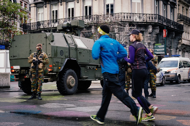 Brussels, threat level IV.