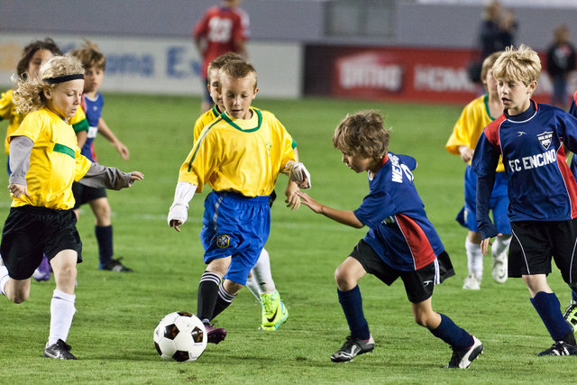Brazil Stars vs FC Encino All Stars<br>6/16/2012 U8B Halftime Game<br>at Chivas vs Real Salt Lake